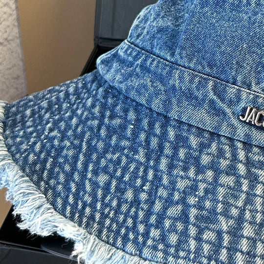 Neue braune Leopardenmuster Designer Cowboy Eimer Hüte mit Schnur Frauen Denim Strand Sonnenhut Outdoor Panama Sommer Fischer Kappe Festival Outfits | Techno Shirts | Rave Clothing