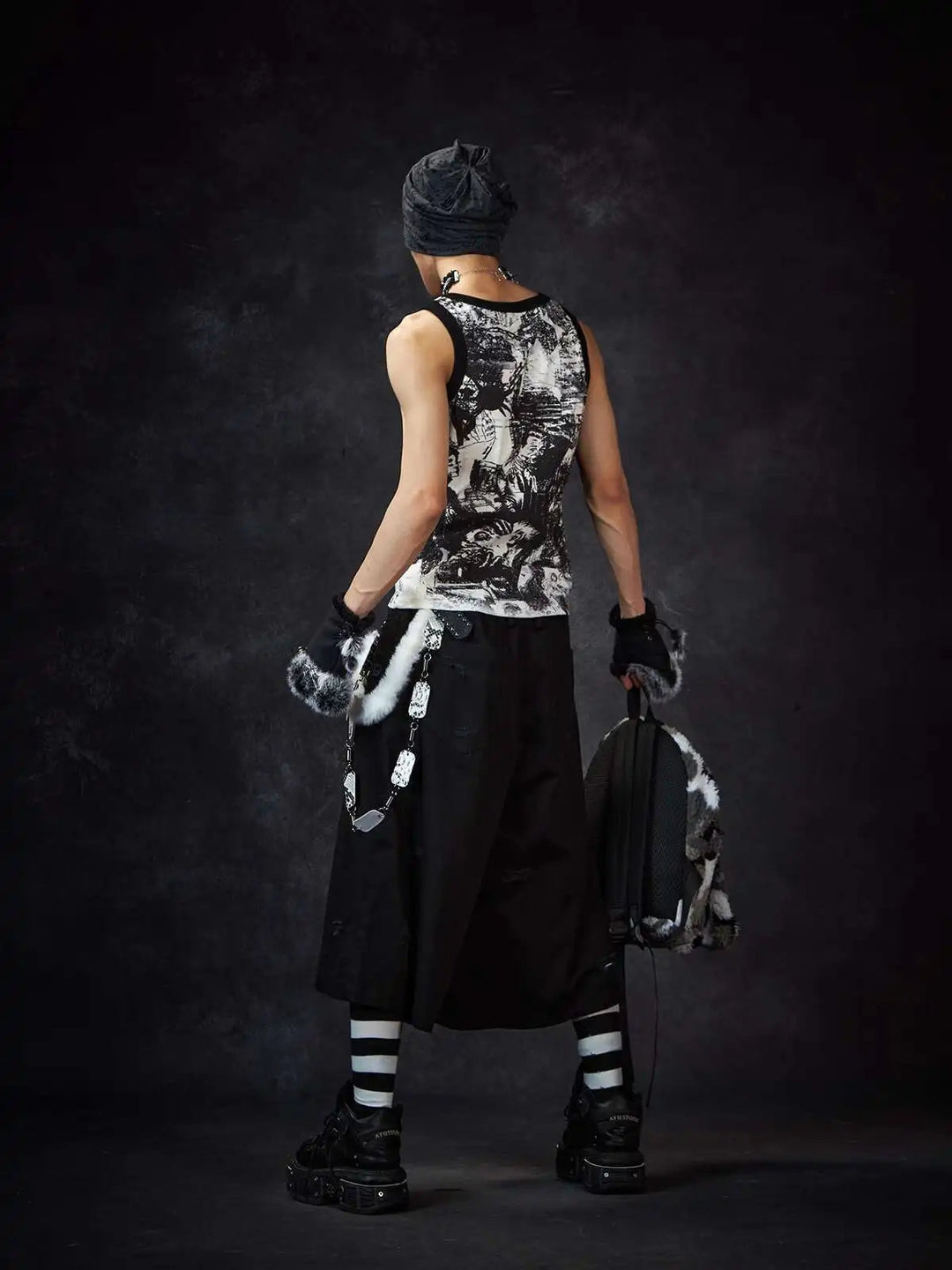 LUZHEN Streifen Patchwork Einfarbig Geerntete Hosen Männer 2025, Neue Lose Gerade Straße Casual Shorts Hosen Männliche Kleidung JY1609 Festival Outfits | Techno Shirts | Rave Clothing