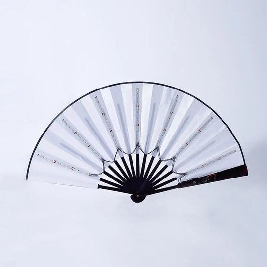 Glow Folding Led Fan Tanzen Licht Fan Nacht Show Halloween Weihnachten Rave Festival Zubehör Glow In The Dark Party Supplies Festival Outfits | Techno Shirts | Rave Clothing