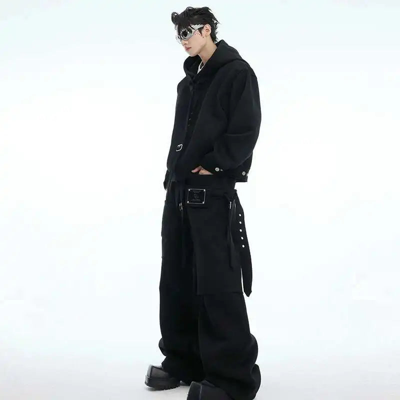 90er Jahre Hoodie & Sweatpants Rave Outfit Set | Herren Festival Outfits | Techno Shirts | Rave Clothing