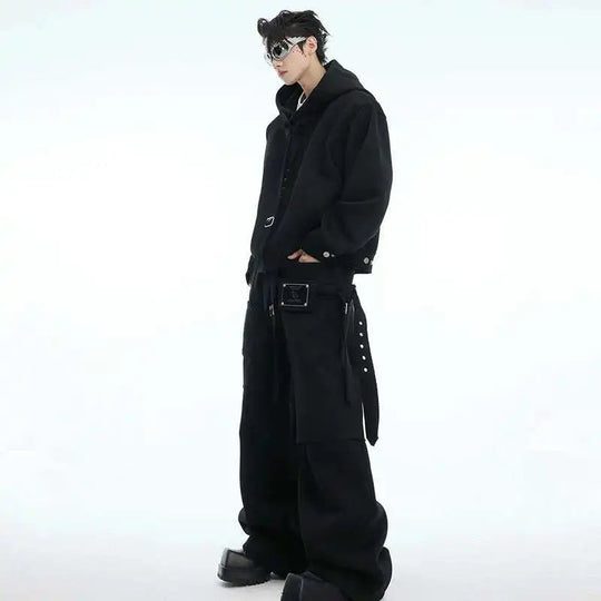 90er Jahre Hoodie & Sweatpants Rave Outfit Set | Herren Festival Outfits | Techno Shirts | Rave Clothing