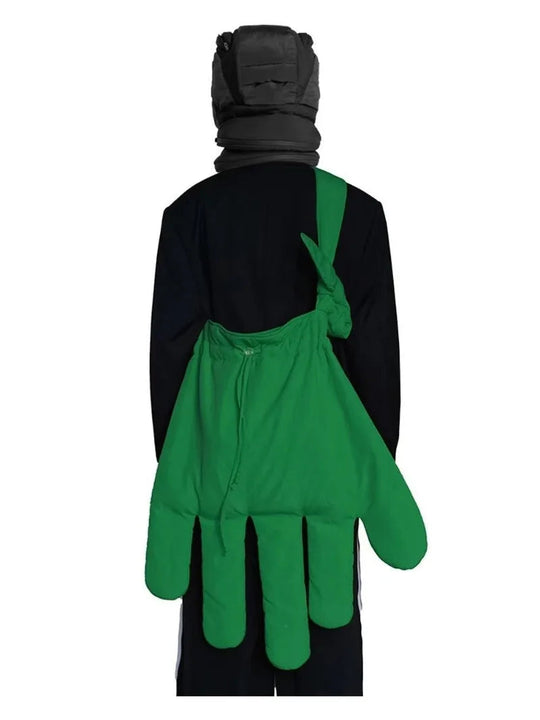 Rote Nylon große Handschuhe Taschen Frauen Street Style Euro-Amerika-Stil Umhängetasche Geldbörsen und Taschen Umhängetasche Mädchen Tasche Festival Outfits | Techno Shirts | Rave Clothing