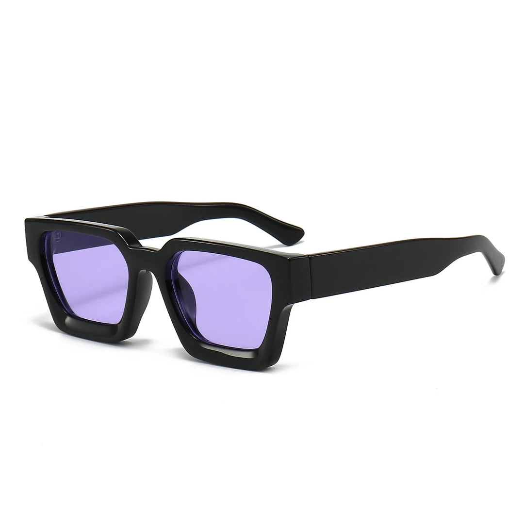 KLASSNUM Männer Sonnenbrille mit quadratischem Rahmen, 2025, Luxusmarke, Designer-Sonnenbrille, Retro, trendige Farbtöne, UV400, Unisex, Damenbrille, Neu Festival Outfits | Techno Shirts | Rave Clothing