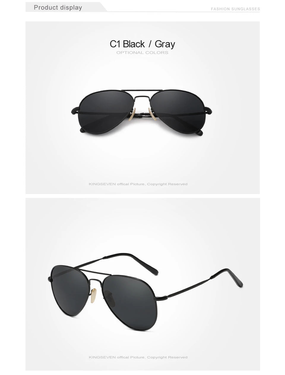 KINGSEVEN Pilot Legierung Sonnenbrille Polarisation UV400 Anti-reflexion Vollformat Parsnip Gläser Frauen Retro Luxus Brillen Festival Outfits | Techno Shirts | Rave Clothing