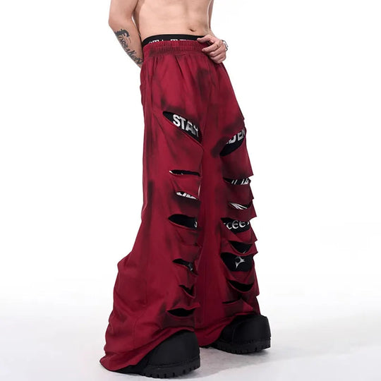 Y2K - weite Baggy Hose Männer Festival Outfits | Techno Shirts | Rave Clothing