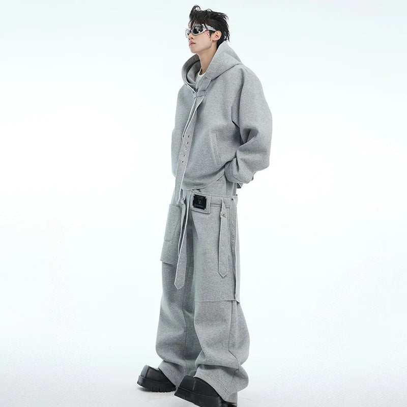 90er Jahre Hoodie & Sweatpants Rave Outfit Set | Herren Festival Outfits | Techno Shirts | Rave Clothing