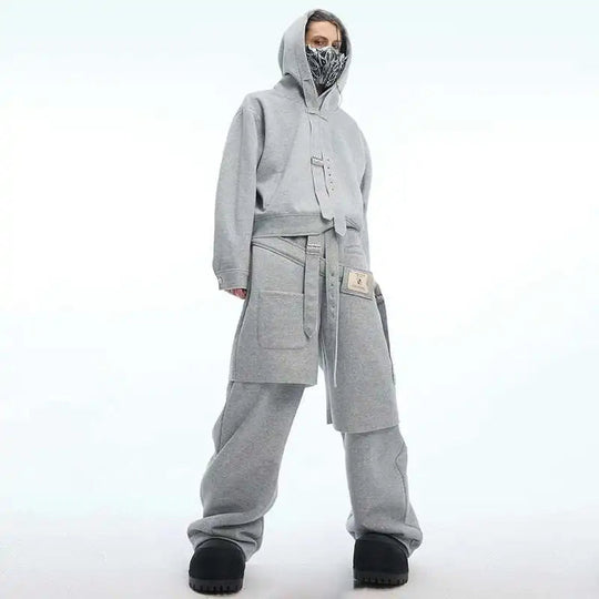 90er Jahre Hoodie & Sweatpants Rave Outfit Set | Herren Festival Outfits | Techno Shirts | Rave Clothing