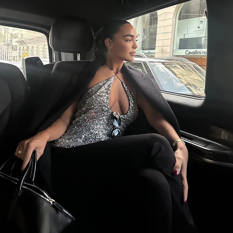 Sexy Frauen Shiny Gold Silber Bustier Crop Tops Helle PU Leder Krone Gürtel Abnehmen Taille Liebsten Low-cut Korsett top Sommer Festival Outfits | Techno Shirts | Rave Clothing