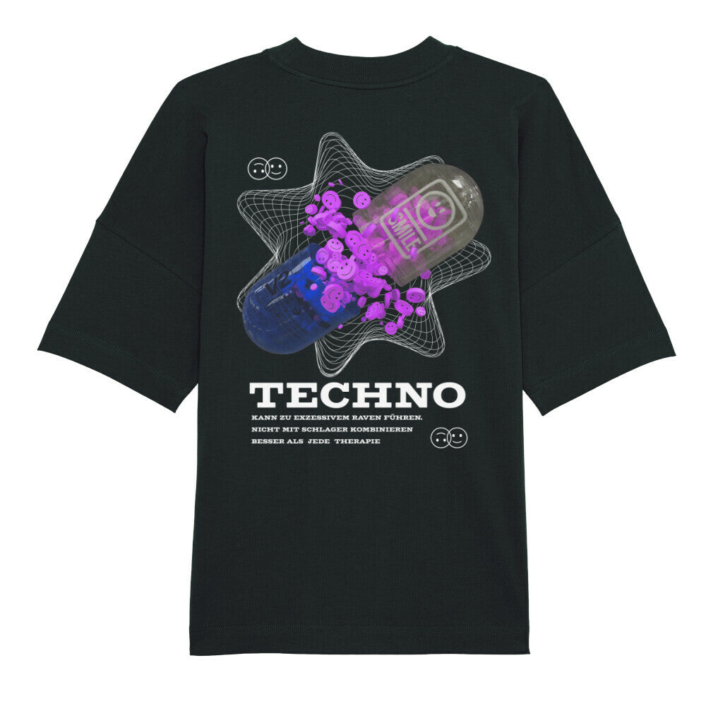 TECHNO: Deine tägliche Dosis Glück! 
Techno Tee 
