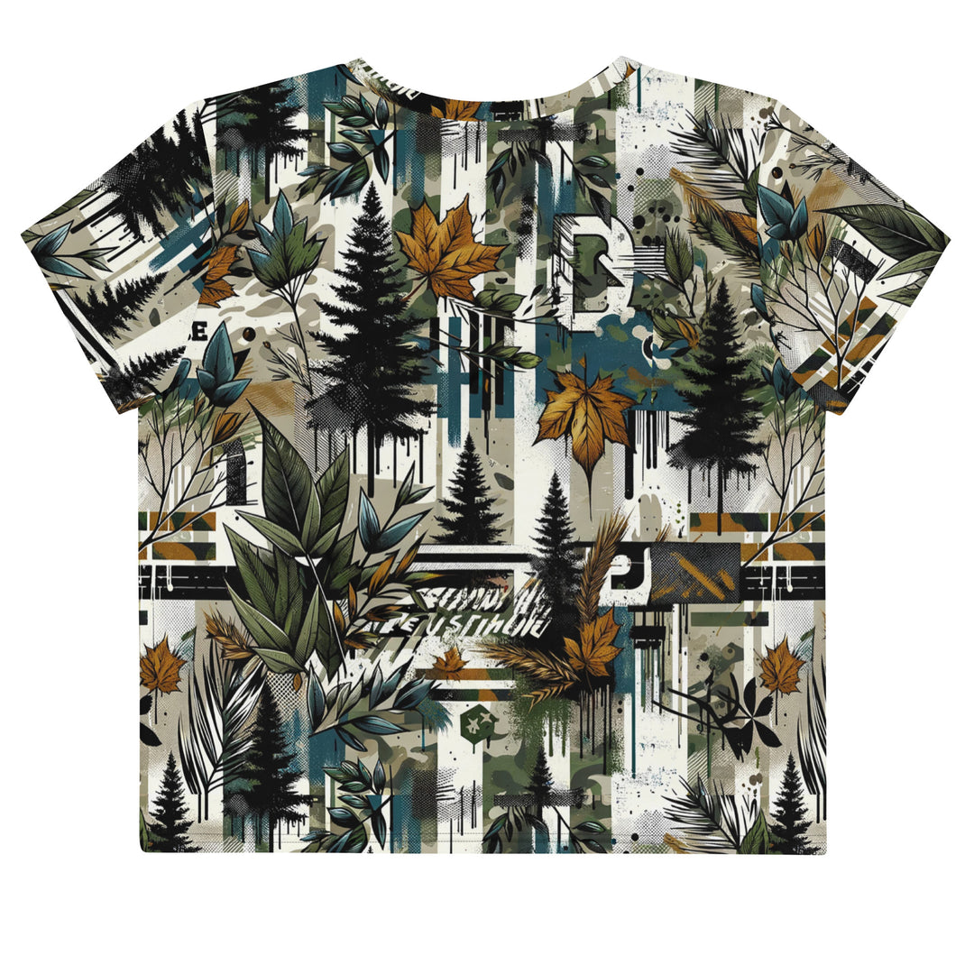 NATZ Clothing! Festival Crop Top "Technowood" prinful