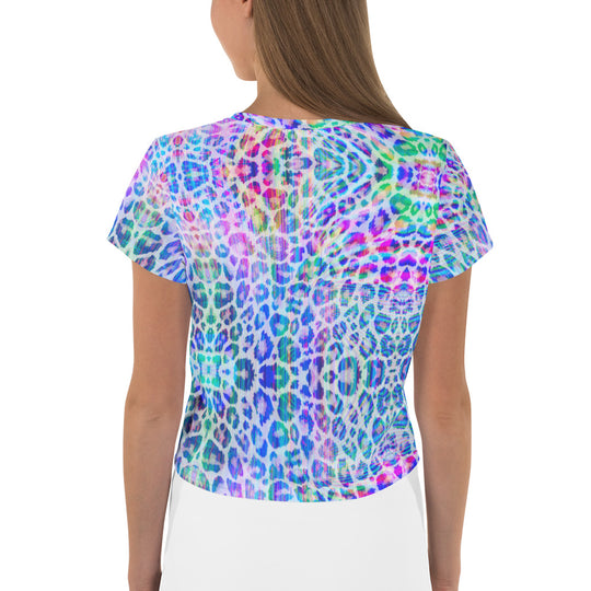 NATZ Clothing! Buntes Festival Crop Top – "Neopard" Festival Shirts