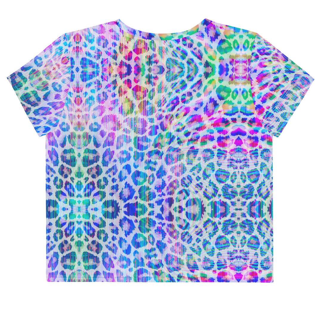 NATZ Clothing! Buntes Festival Crop Top – "Neopard" Festival Shirts