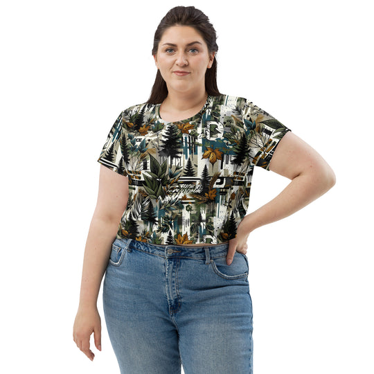 NATZ Clothing! Festival Crop Top "Technowood" prinful