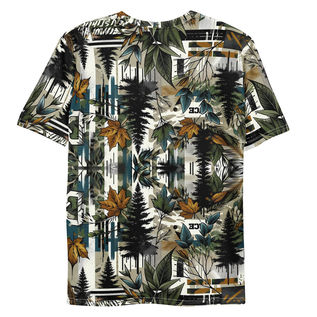 Men's t-shirt Wood lover - Festival Shirt Grafik all over Tee - Techno Rave outfit Festival Shirts