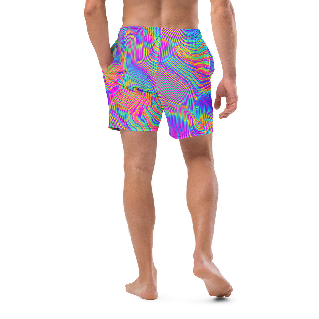 NATZ CLOTHING! Bunte Festival Shorts - Rave Hose - Festival Outfit „Holgraphic“ Printify