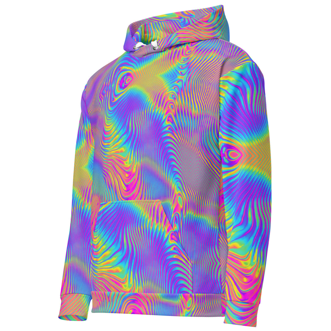 NATZ Clothing! Festival Hoodie "Holographic" 2xs - 6xl Festival Shirts