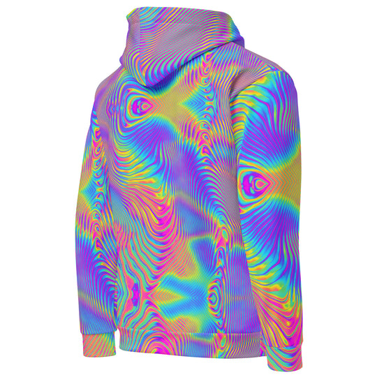 NATZ Clothing! Festival Hoodie "Holographic" 2xs - 6xl Festival Shirts