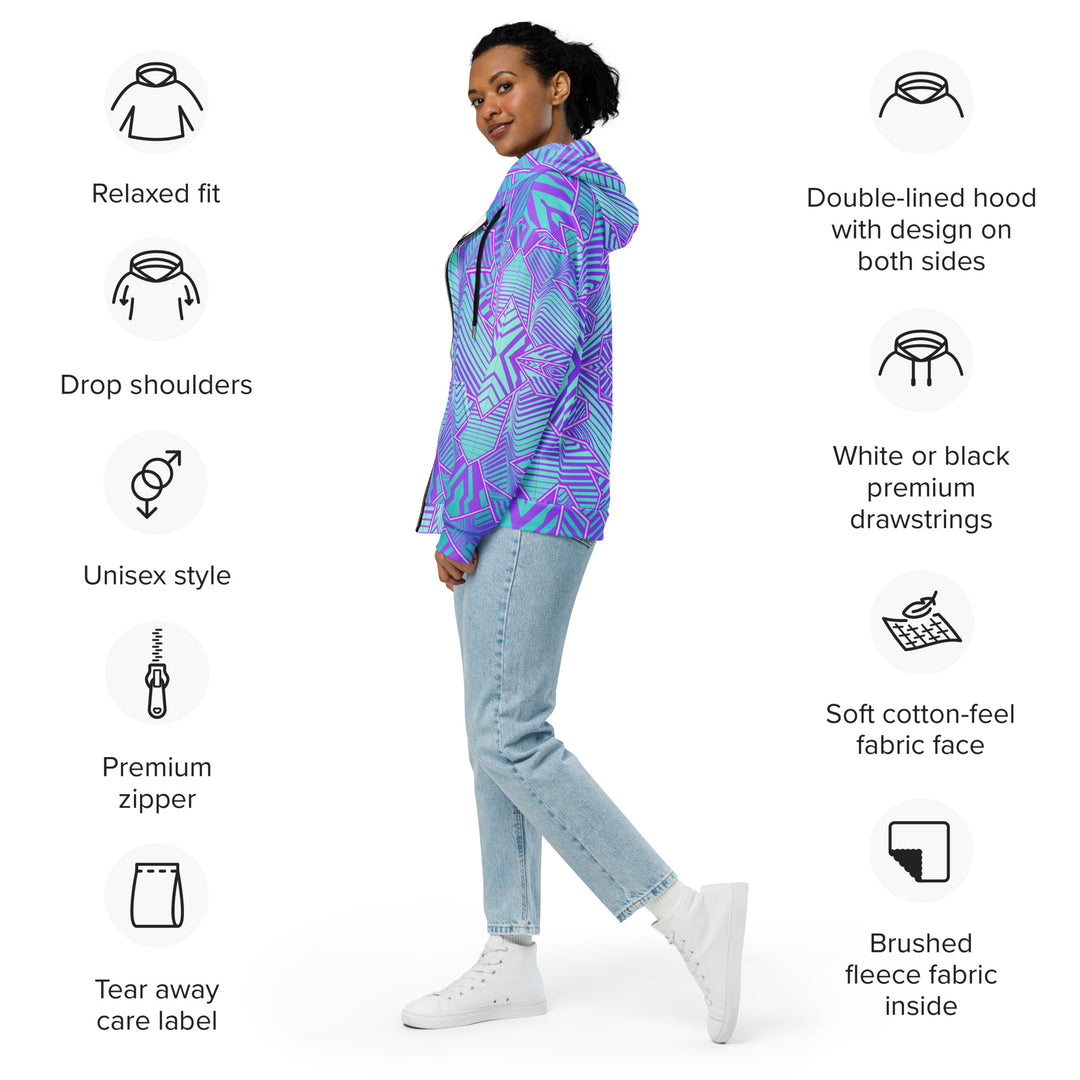 Zip Hoodie - Festival Party FESTIVAL OUTFITS & STREETWEAR