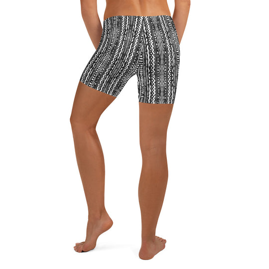 NATZ CLOTHING! Festival Radlerhose "Black & White" FESTIVAL OUTFITS & STREETWEAR