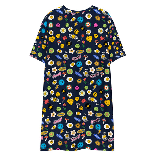 Groovy Gal T-Shirt-Kleid FESTIVAL OUTFITS & STREETWEAR