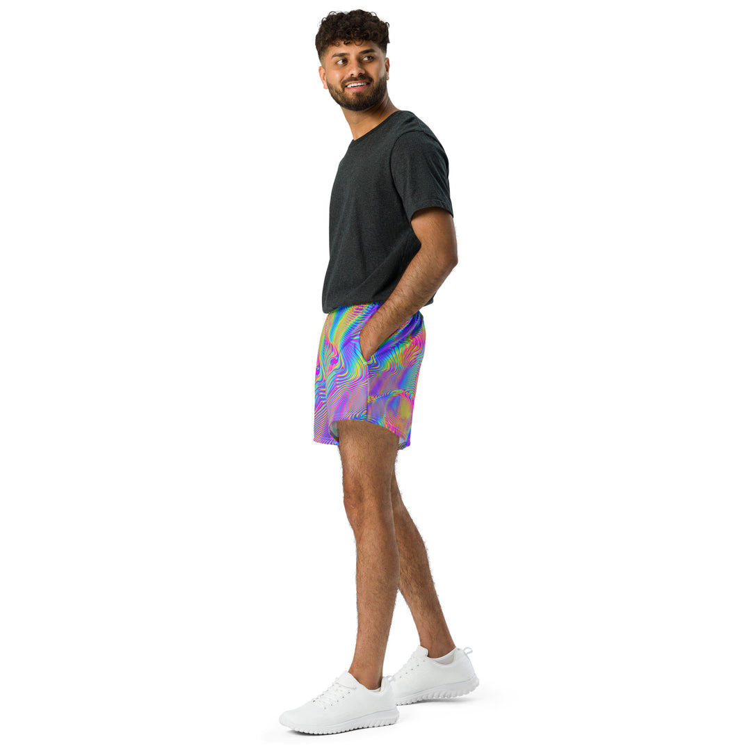 NATZ CLOTHING! Festival Shorts - Rave Hose - Festival Outfit "Holographic style" FESTIVAL OUTFITS & STREETWEAR