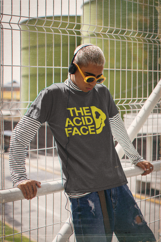 "The ACID Face" ACID Oversized Techno Shirt MarketPrint