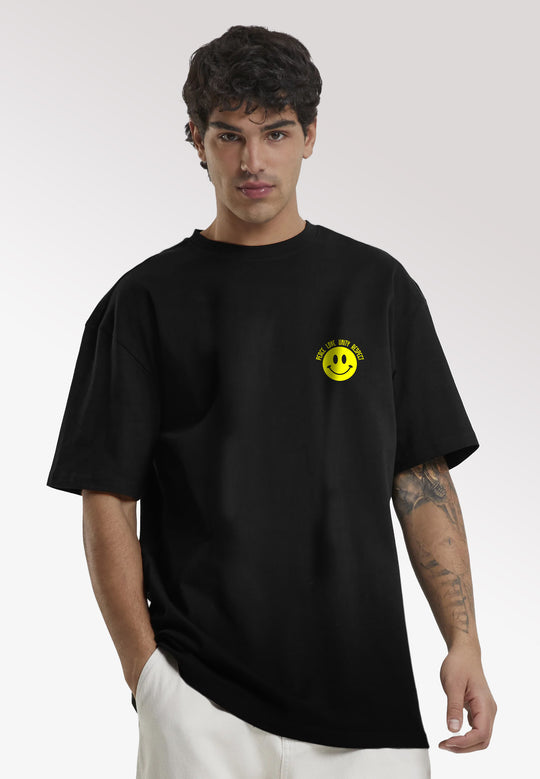 90er PLUR Techno Shirt Smiley Front 