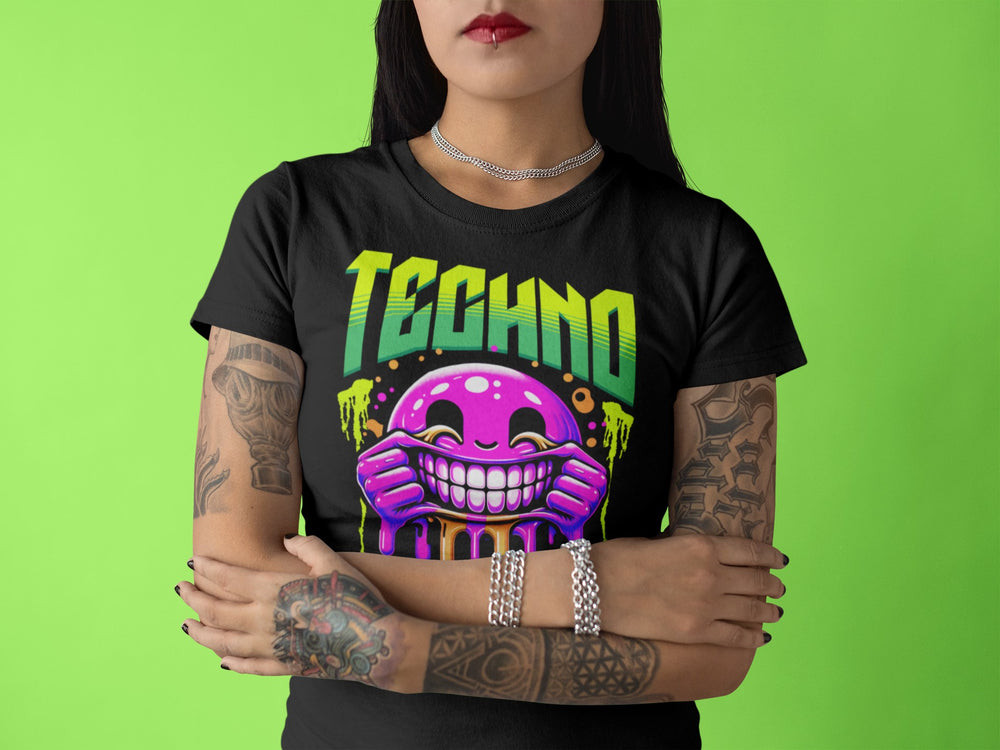 Techno till I die | enges Damen Shirt MarketPrint